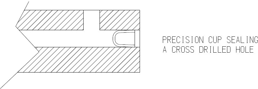 small hole / precision series cup plugs