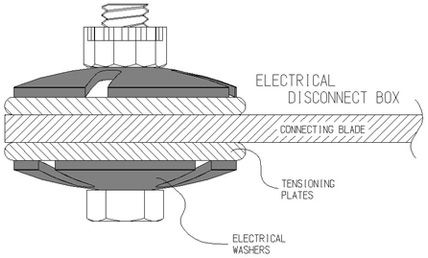 slotted electical washer