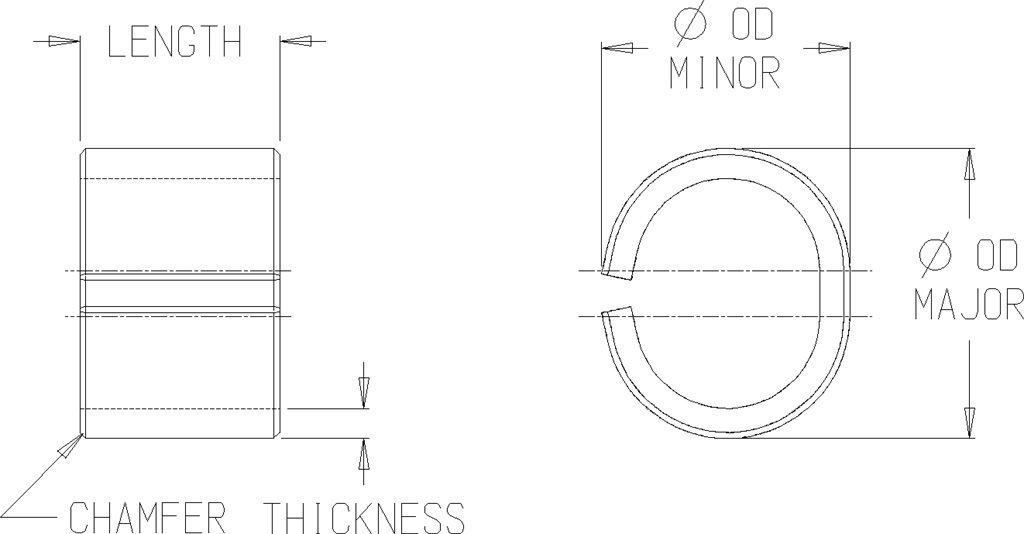 Compression Limiter – Split Seam – Oval – ISO 8.8
