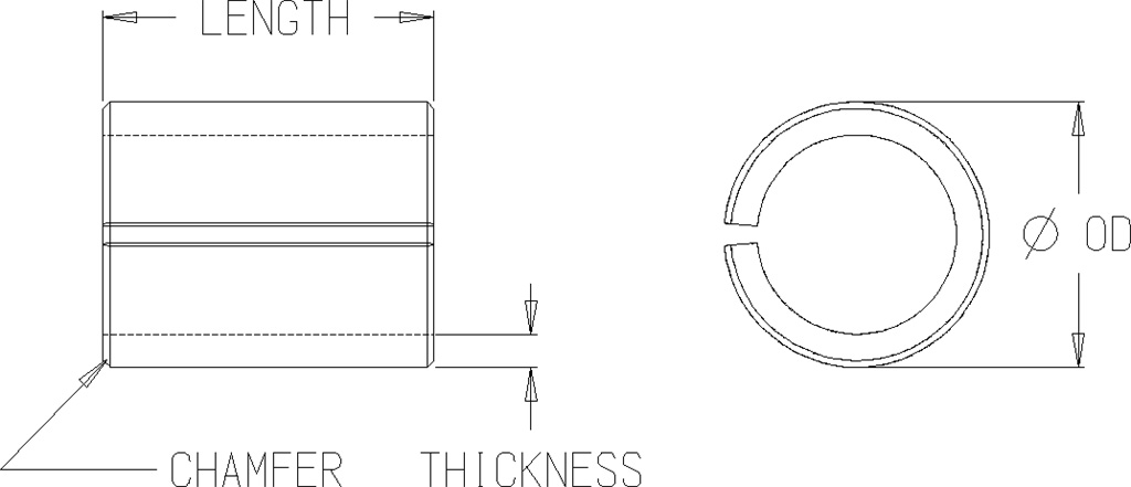 Compression Limiter – Split Seam – Press In, 8.8, Round